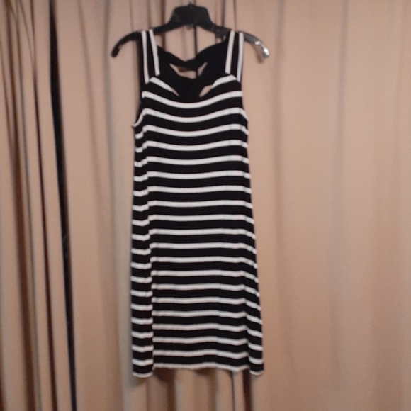 🌶 Saint Tropez West, Small, Black and While dress - Picture 1 of 7